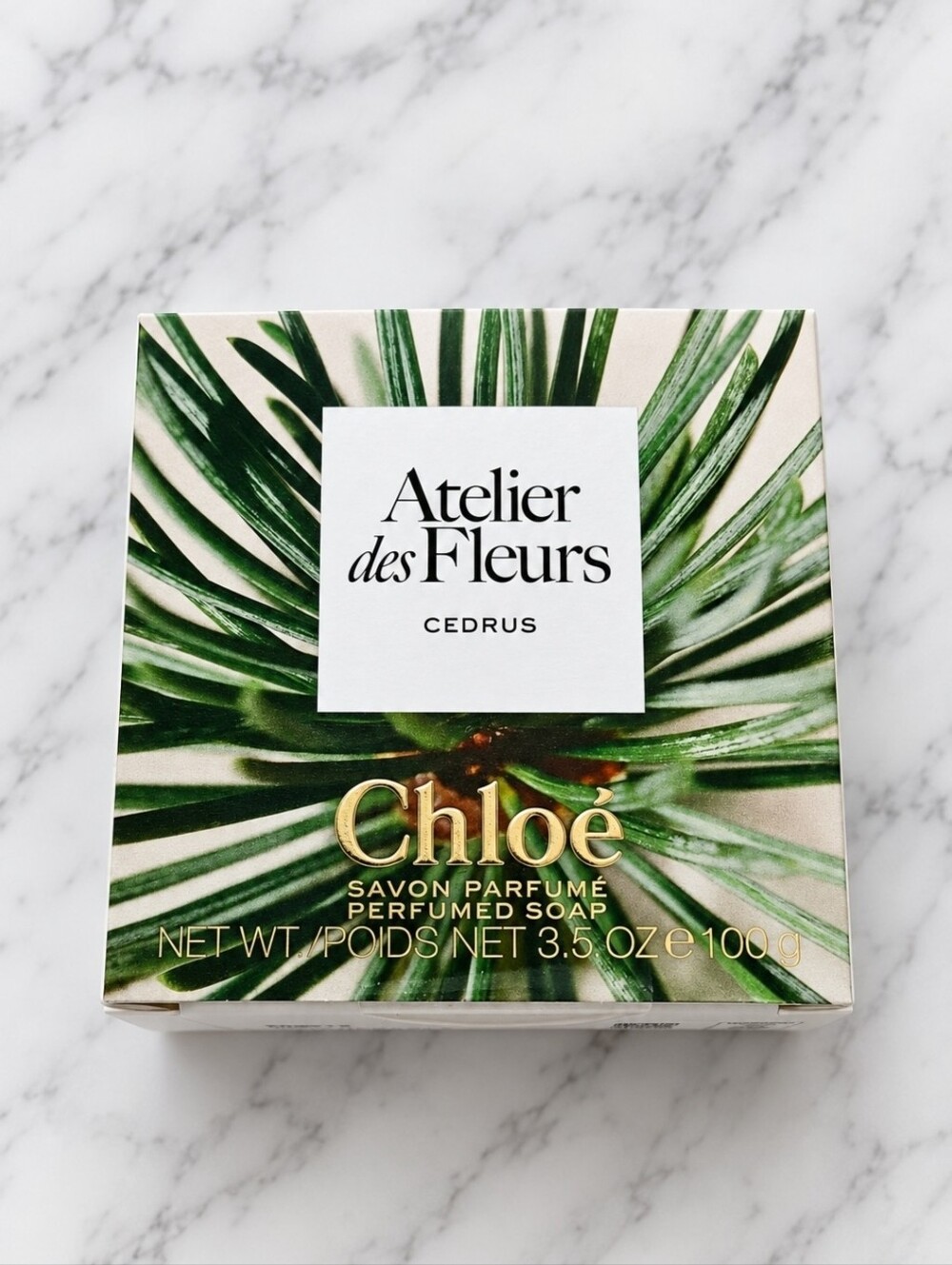 Chloe CEDRUS Atelier des Fleurs Peefumed Soap 3.5 oz/100g NIB!